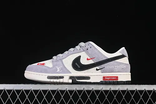 All Categories Nk SB Dunk Series Nk SB Dunk Low High-end Customized Low-top Shoes Nike SB Dunk Low LV Co-branded Double Pin Graffiti Anniversary High-end Customized Low-top Casual Shoes CX5050-Y18